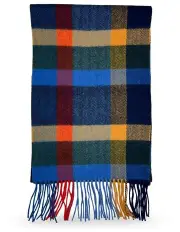 [Declic] Magnus Check Scarf in Blue