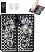 EMS Foot Massager,Smart Electric Foot Massagers with 8 Modes, 19 Intensity Levels | Rechargeable Foldable Feet Massager Machine for Family, Feet and Calves
