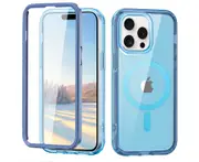 iPhone 15 Pro Max Case,Shockproof Phone Case ,Scratch-Resistant Back Cover-Blue