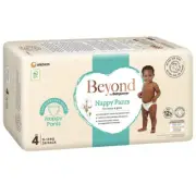 Babylove Beyond Nappy Pants Size 4 Toddler 9-14Kg Unisex Nappies Pads 36 Pack