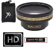 Pro HD 30mm Wide Angle Lens With Macro For Sony Canon Samsung Nikon Panasonic