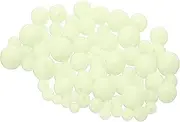 uxcell Fishing Beads Glow Soft Plastic Fishing Bait Eggs Lure Rigs Accessories, 4/5/6/8/10 mm Fit for Saltwater Freshwater - Round (500 Pack, Natural Color)