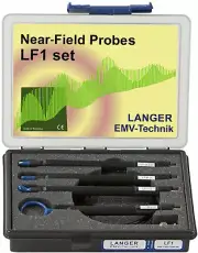 Langer EMV LF1 Set Near-Field RF Probes 100 kHz to 50 MHz H-Field EMC Tools