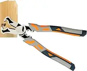 8 Inch Nail Puller Nipper, 300 grams Heavy Duty Cutting Pliers, High Carbon Steel Multipurpose Carpenter Tool with Ergonomic Handle for Workshop & Garage Use