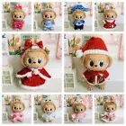 POP MART 37CM LABUBU The Monsters Plush Doll Mini Christmas Clothes Set No Toys