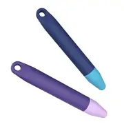Kid-Friendly Pens for Touch Screens - 2 Pack of Purple and Blue Stylus Pens