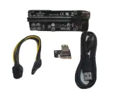 PCE164P-N08 Powered USB GPU Riser Extender Adapter Card VER009s-plus