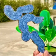 61G Natural Blue Coral Reef Cluster Marine Mineral Crystal Specimen