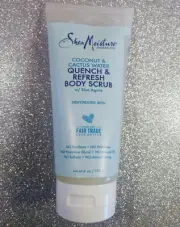 SHEA MOISTURE Body Scrub Coconut Cactus Water Quench Refresh Blue Agave 6 oz