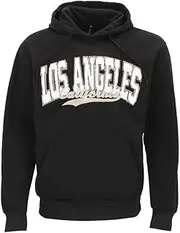 [FIL] Mens Fleece Hoodie Pullover Hooded Embroidered Jumper Sweater- Los Angeles