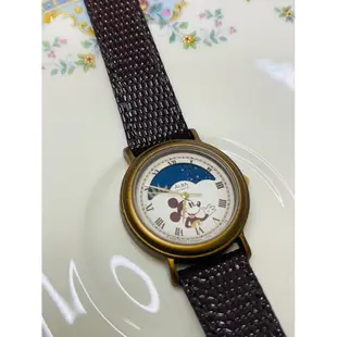 ALBA 稀有米奇月相錶 古董錶 Seiko 稀有美品