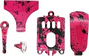[Anrom] DIY Hair Clipper Accessories 5 PCS, Dial Button, Switch, Motor Cover for Wahl Magic Clip Senior Sterling-4 Hair Clipper (Camouflage Pink)