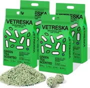 Tofu Cat Litter, Natural Kitty Litter Strong Clumping Flushable Cat Litter Pelle