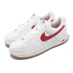 NIKE 休閒鞋 AIR FORCE 1 LOW RETRO 白 紅 膠底 復古 男女鞋 AF1 DJ3911-102