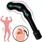 BIG Anal Vibrator Bead Butt Plug Vibrating Prostate Massager Male Dildo Sex Toy