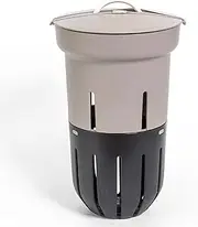Urbalive Bed Composter for Wormery Compost 12 L - Garden Underground Worm Composter for Burying - Design Worm Bed Box Composter Made of Recycled Plastic, Taupe
