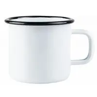 在飛比找PChome24h購物優惠-【芬蘭Muurla】基本白琺瑯馬克杯370cc(白色)咖啡杯