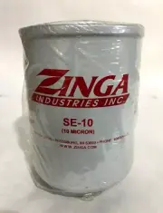 Filter Element Spin On for Hydraulic Sensitive System Components Zinga SE10 Mic
