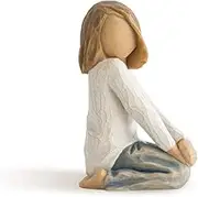 Willow Tree Joyful Child, Nurtured by Your Loving Care, A Reminder of Loving Family Relationships, Closeness, Love, Sculpted Hand-Painted Figure