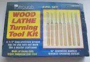 Pittsburgh 8 Piece Wood Lather Turning Tool Kit New in shrink wrap