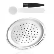 Silver Stainless Steel Capsule Filter Part For Senseo Coffee Maker Machine