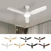 Vevare 52'' Ceiling Fan DC Motor 3 Blades Fans with Light Remote Control Timer