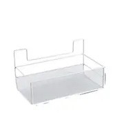 Iron Wall Hanging Shelf Sundries Storage Basket Cosmetic Container Refrigerator Organiser Basket Kitchen Spice Bottle Organizer