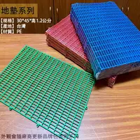 在飛比找樂天市場購物網優惠-台灣製造 DIY 組合 地墊 30*45cm 十片 塑膠 浴