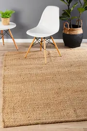 Natural Fiber Basket Weave Rug