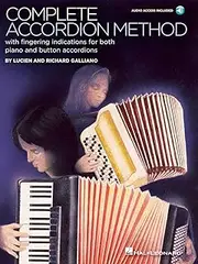 Complete Accordion Method - Book/Online Audio: With Fingering Indication for Both Piano and Button Accordions