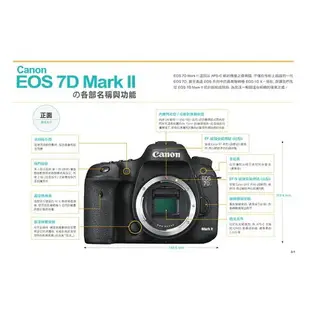 Canon EOS 7D MarkII相機100% 手冊沒講清楚的事