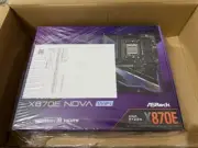 ASRock X870E Nova WiFi 7 Phantom Gaming Soket AM5 AMD ATX Motherboard DDR5