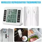 1/2 SEN-SOR WIRELESS DIGITAL REFRIGERATOR FREEZER THERMOMETER ALARM TEMPERATURE
