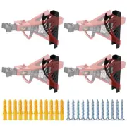 4 Packs Jack Stand Holder Wall Mount Organizer Bracket Rack Fits 4 & 5 & 6 To...