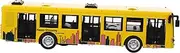 JUMPLAWN Pull Back City Bus Toy Model Bus Vehicle for Boy Girl Educational Car for Boys and Girls Birthday Present and Holiday