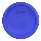 Pyrex 7201-PC 6" Cobalt Blue Round Plastic Cover Lid New for 4 Cup Glass Bowl