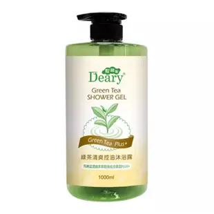 Deary媞爾妮 綠茶清爽控油沐浴露 沐浴乳 1000ml