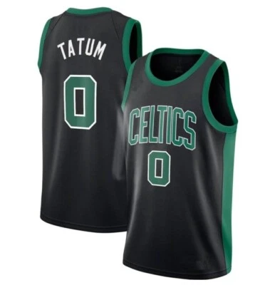 Jayson Tatum #0 Celtics Black On Court Replica Kids / Youth Jersey