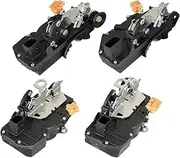 4X Door Lock Actuator Replace Front Rear Left Right 25876389 15896624 25876390， Compatible for GMC Sierra 1500 2500 3500