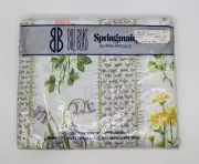 Vintage Bill Blass Springmaid No-Iron Percale Twin Fitted Sheet Country House