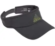 NEW! adidas Men's AEROREADY Superlite Tennis/Golf Visor/Cap-Grey Six/Acid Yellow