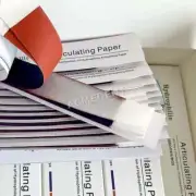 144sheets/Box Dental Articulating Paper Occlusal Record Hydrophilic Bar Blue Red