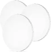 DIY Canvas Painting Panels 3pcs 20x20cm Round Oil Painting Frames Blank Canvas Boards for Acrylic Watercolor Art Projects