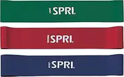 SPRI Mini Loop Bands Kit, Set of 3 - Light, Medium, Heavy Resistance Bands for Lower Body Workouts, Toning Muscles, and Exercise