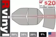 Rtint Precut Window Tint Kit for Nissan Stanza 1990-1992 Tinting Films (for: Nissan)