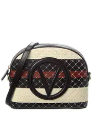 Valentino by Mario Valentino Diana Tresse Leather Crossbody