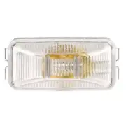 TRUCK-LITE 15200C 15 Series, Incandescent, 1 Bulb, Rectangular Clear, Utility