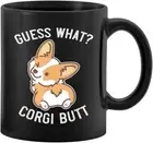 Funny Corgi Butt 11oz Ceramic Mug - Cute & Unique Gift for Dog Lovers