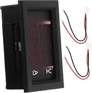 EXAOMBLE 1pc Car Voltage Tester Digital Voltmeter Ammeter Monitor Gauge for Automotive Electric Vehicles High Accuracy Measurement for Batteries Solar Panels More