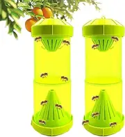 [Furtryvl] Wasp Catcher - Reusable Bee Trap for Outside - 2X Telescopic Reusable Bee and Fly Control in Orchard Farm Garden Patio Outdoor Spaces